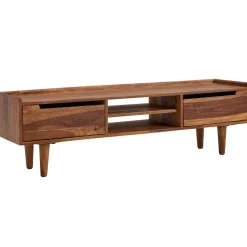 TV Schrank FineBuy Lowboard 145x43x35 cm Holz Fernsehkommode Fernsehschrank