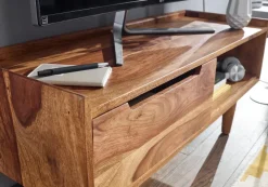 TV Schrank FineBuy Lowboard 95x44x34 cm Holz Fernsehkommode Fernsehschrank