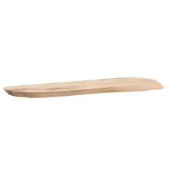 Wandregal Akazie Massivholz Holzregal Wandboard Regal organisch Holz massiv