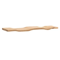 Wandregal Akazie Massivholz Holzregal Wandboard Regal Wellenform Massiv Modern