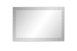 Wandspiegel eckig 90cm Dekospiegel Hängespiegel Flurspiegel Wohnspiegel Spiegel