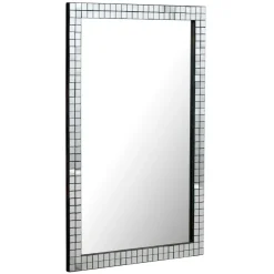 Wandspiegel eckig 90cm Dekospiegel Hängespiegel Flurspiegel Wohnspiegel Spiegel