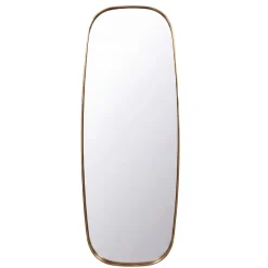 Wandspiegel Flurspiegel Gold Oval 122cm Spiegel Flur Hängespiegel Dekospiegel